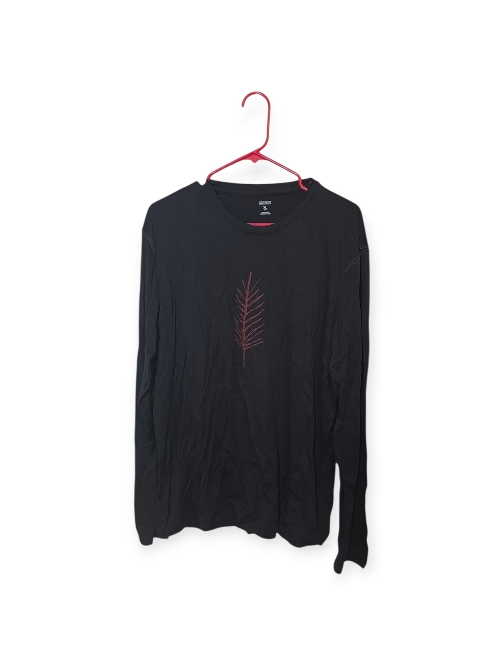 Mens Icebreaker long sleeve, wool shirt, size XL